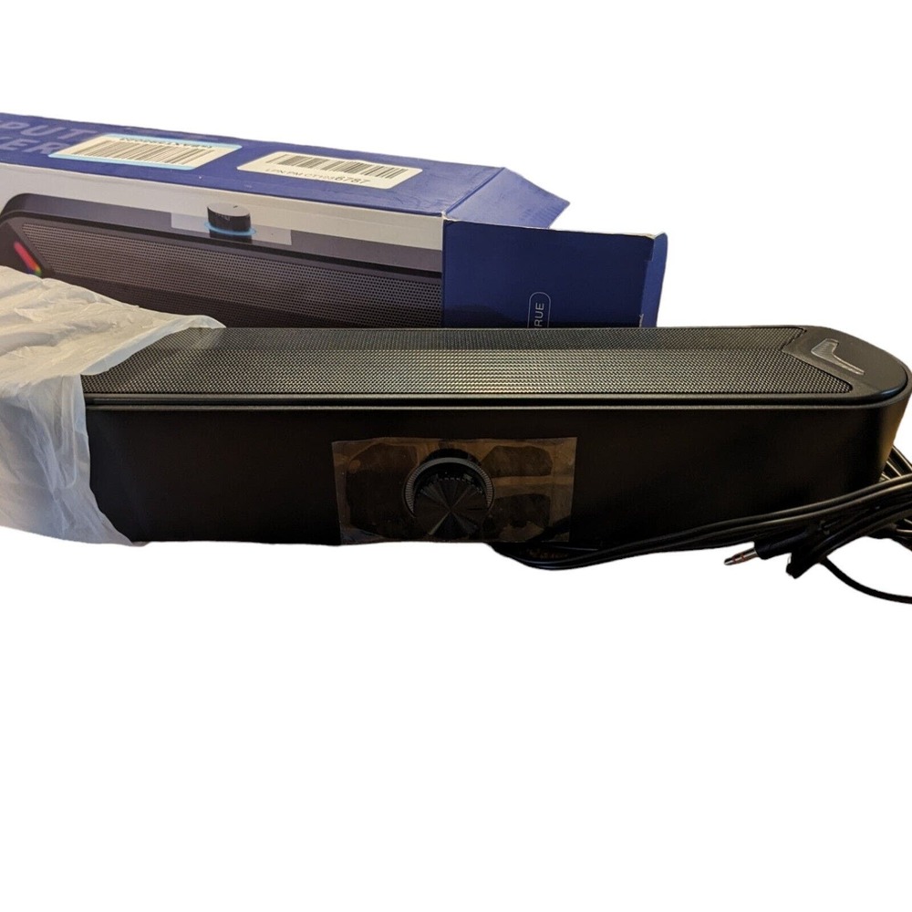 LENRUE Wired USB-Powered Computer Speaker A39‎ Pro in Black